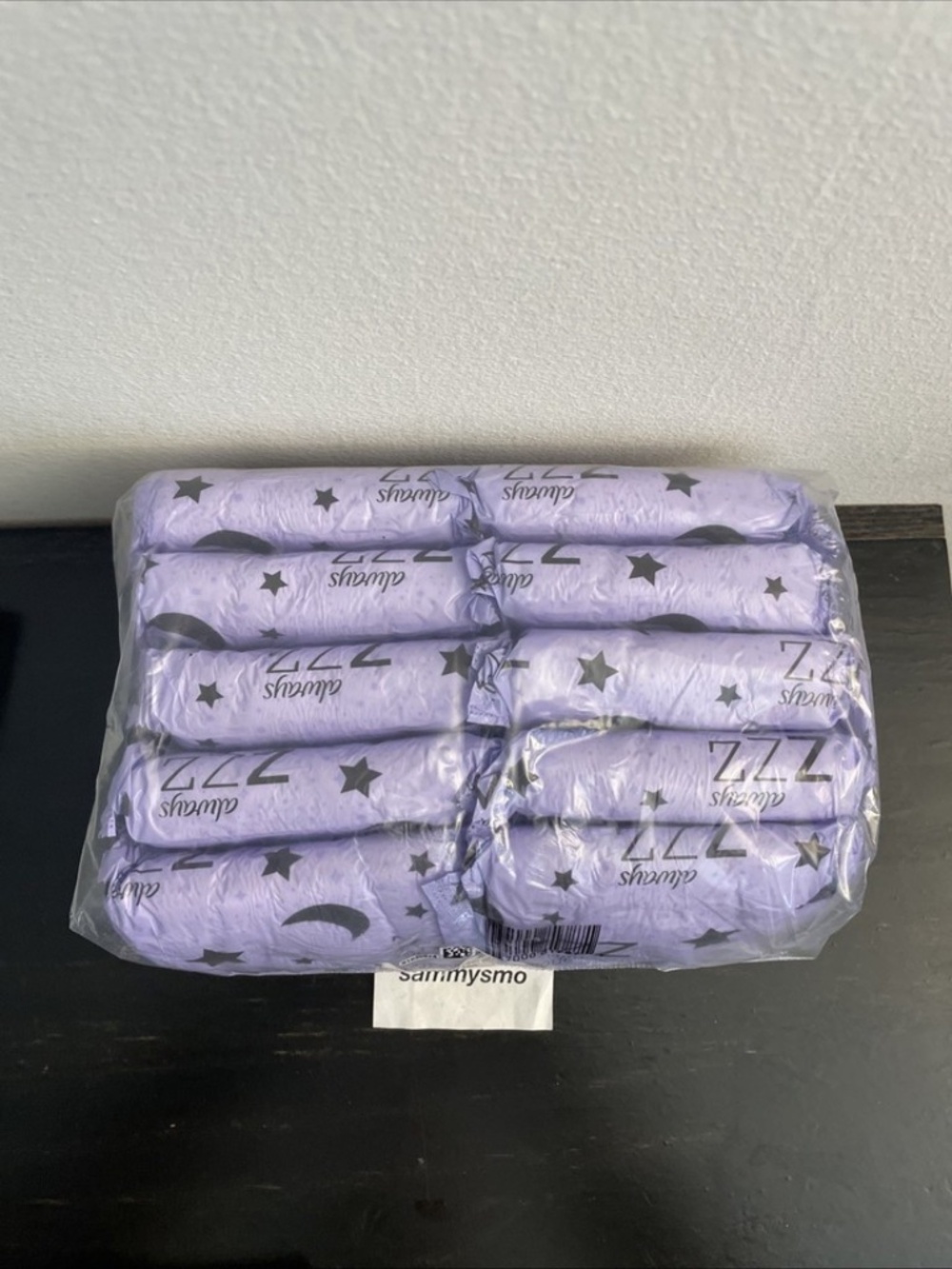 Always Zzz Overnight Pads with Flexi-Wings Size 6, 10 Ct NO BOX